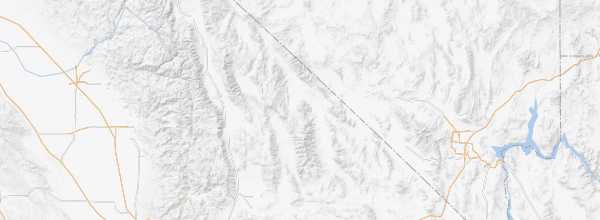 Map of Death Valley