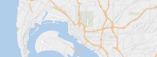 Map of San Diego