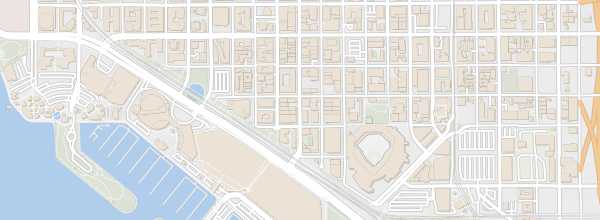 Map of Gaslamp Quarter