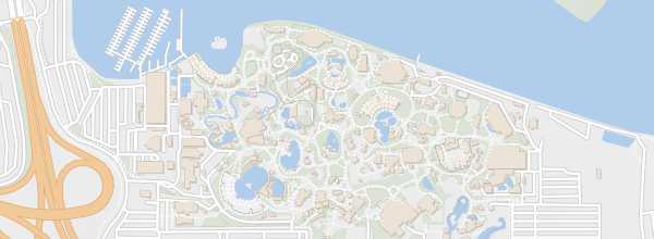 Map of SeaWorld San Diego