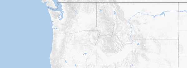 Map of Pacific Northwest