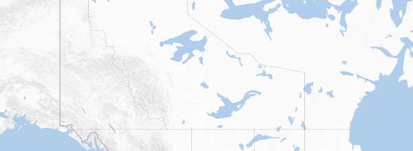 Map of Northern Canada