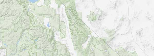 Map of White Mountains (California)
