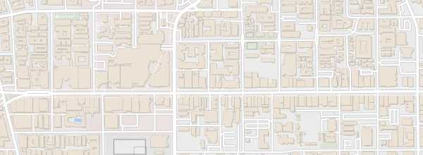 Map of Hollywood Boulevard