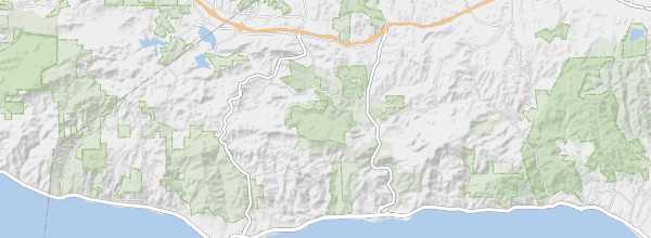 Map of Santa Monica Mountains