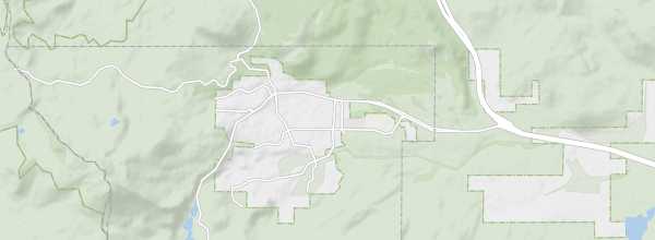 Map of Mammoth Lakes