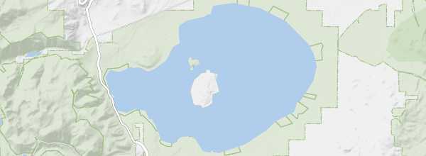 Map of Mono Lake