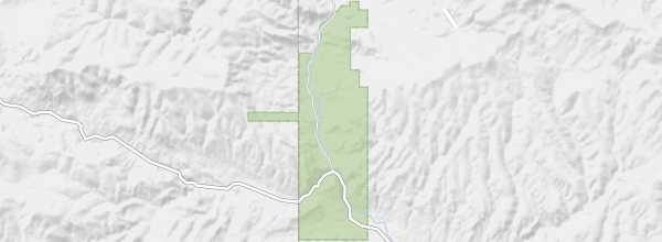 Map of John Day Fossil Beds National Monument