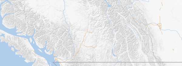 Map of Trans-Canada Highway