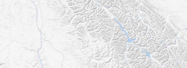 Map of Wells Gray Provincial Park
