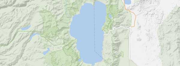 Map of Lake Tahoe