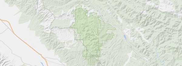 Map of Pinnacles National Park