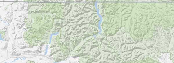 Map of North Cascades National Park
