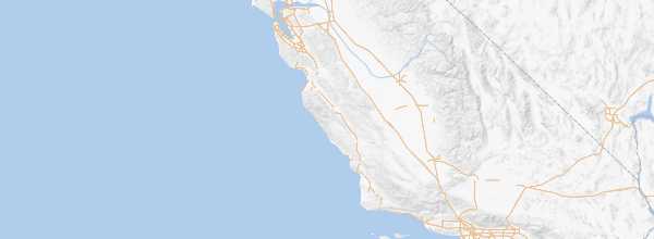 Map of Highway 1
