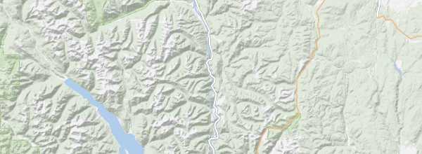 Map of Fraser Canyon