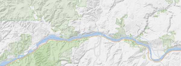 Map of Columbia Gorge