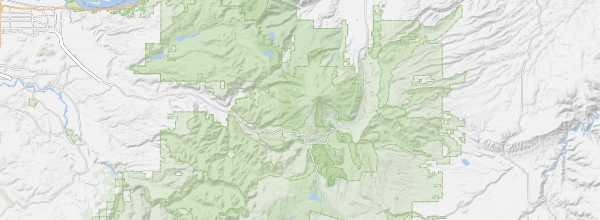 Map of Mount Hood