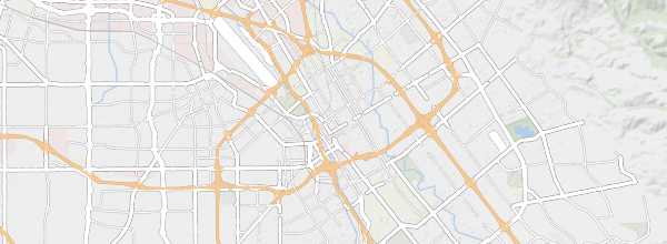 Map of San Jose (California)