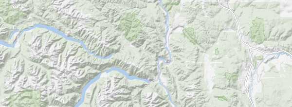 Map of Bridge River Country