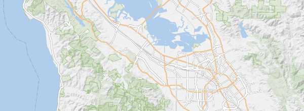 Map of Silicon Valley