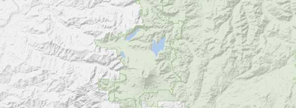 Map of Mount St Helens