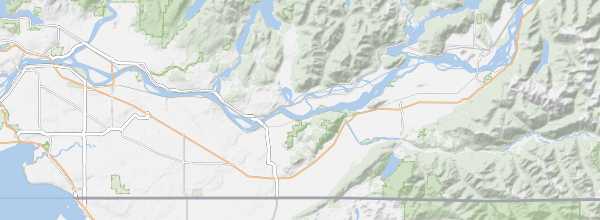Map of Fraser Valley