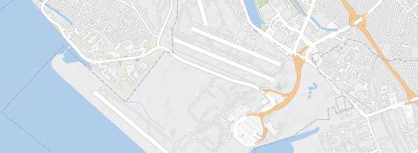 Map of Oakland Airport