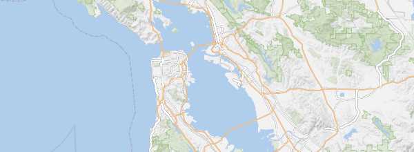Map of San Francisco Bay