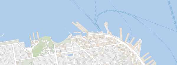 Map of Fisherman's Wharf