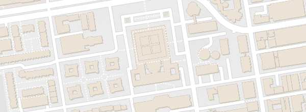 Map of St. Mary's Cathedral (San Francisco)