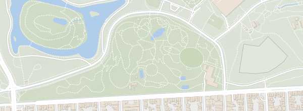 Map of San Francisco Botanical Garden