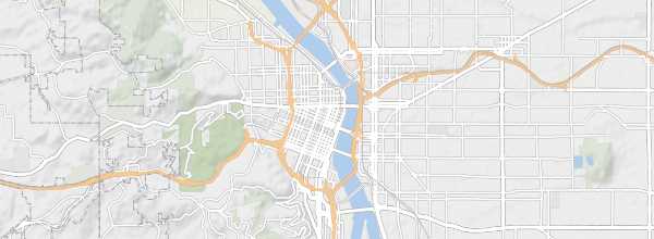 Map of Portland (Oregon)