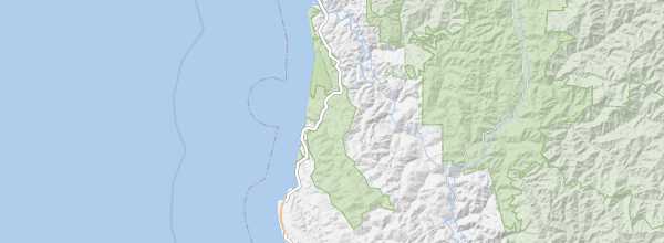 Map of Redwood National Park