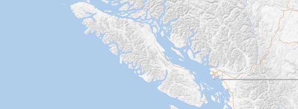 Map of Vancouver Island