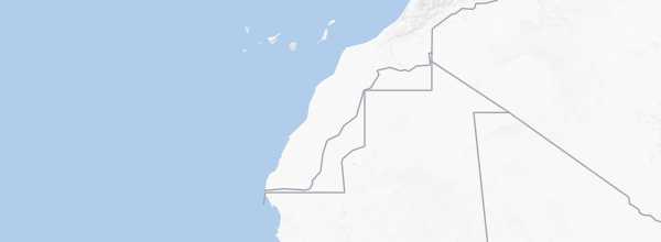 Map of Western Sahara