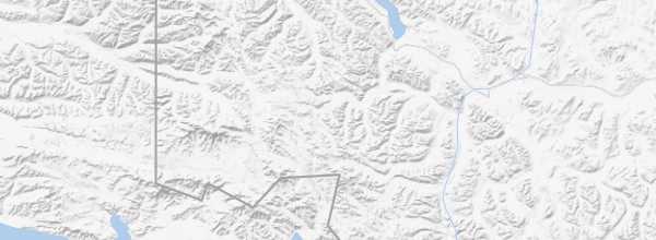 Map of Kluane National Park