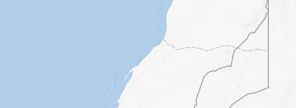 Map of Route to Mauritania