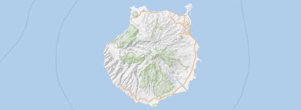 Map of Gran Canaria