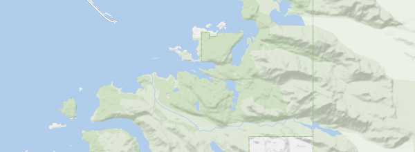 Map of Kachemak Bay State Park