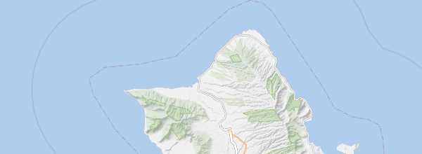 Map of North Shore of Oahu