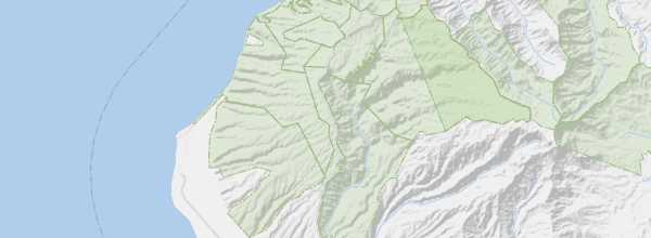 Map of Waimea Canyon