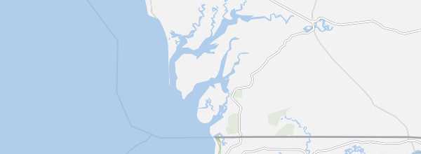 Map of Saloum Delta National Park