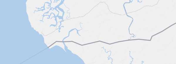 Map of Basse-Casamance National Park