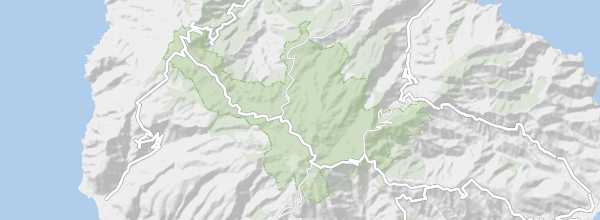 Map of Garajonay National Park
