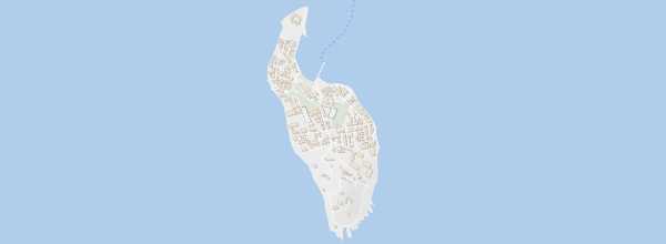 Map of Gorée Island