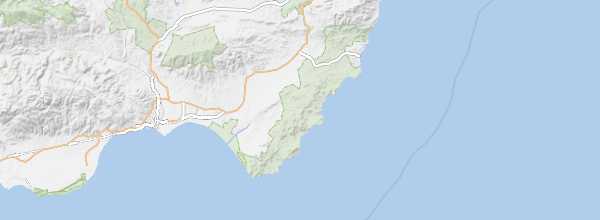 Map of Cabo de Gata Natural Park