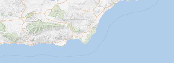 Map of Costa de Almería