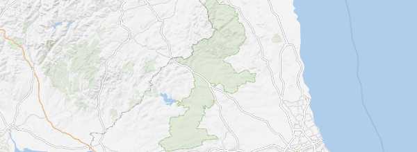 Map of Northumberland National Park
