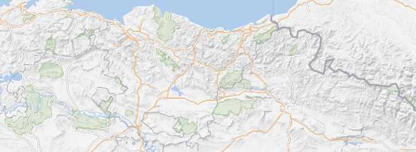 Map of Basque Mountains