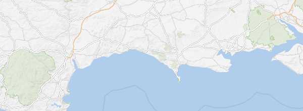 Map of Jurassic Coast